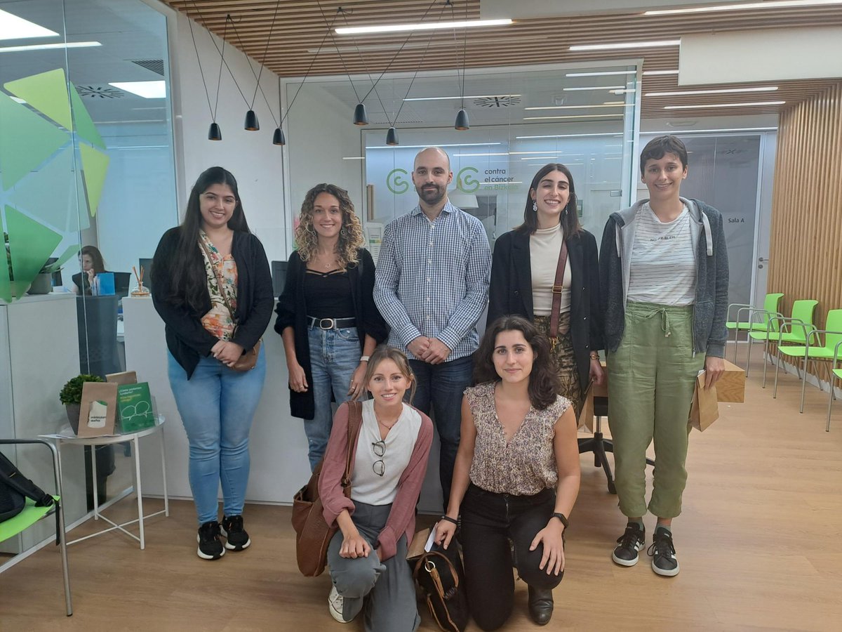 Un placer participar en la jornada de presentación e intercambio organizada por la <a href="/ContraCancerEs/">Asociación Española Contra el Cáncer</a> Bizkaia el pasado 24 de septiembre, Día Mundial de la Investigación en Cáncer💚. Mila esker parte hartzaile guztiei!