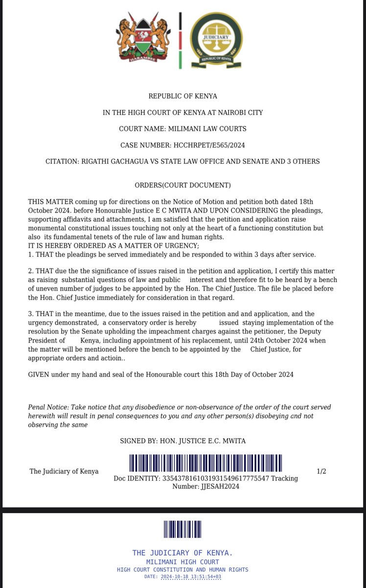 Senator.Prof. Tom Ojienda SC tweet media