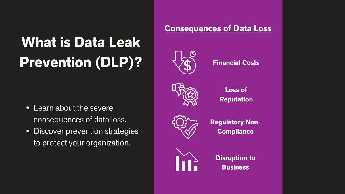 CyberSentriq1's tweet image. Data leaks can have severe consequences for businesses, including financial losses, reputational damage, and legal penalties. Understanding these risks is crucial for implementing effective prevention strategies. 

Learn more: ow.ly/Op3z50SF42M

#DataLossPrevention #DLP