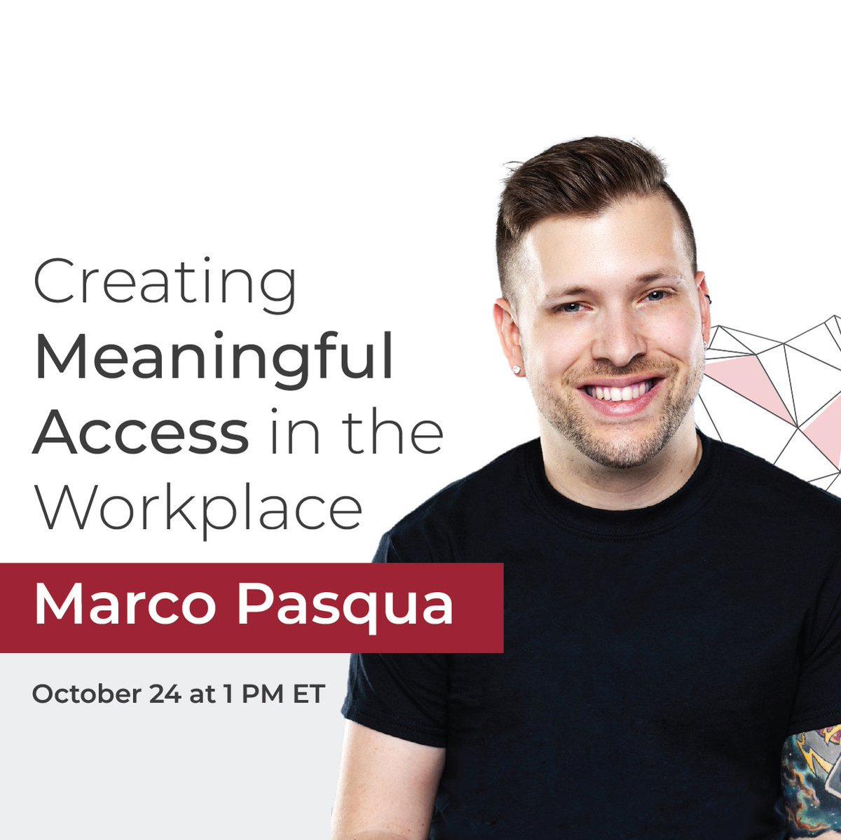 HIREforTALENT's tweet photo. 💡Interested in creating a sensory-friendly workspaces? Join our webinar on Oct 24 at 1 PM ET.
🔗 https://t.co/svyzf1OxCy
#SensoryFriendly #InclusiveWorkspaces https://t.co/GM2Ig7zFa0