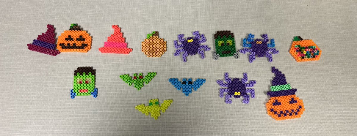 Students did a great job with these fall perler bead designs in the Makerspace 🎃 <a href="/CreeksideMS/">Creekside MS</a>