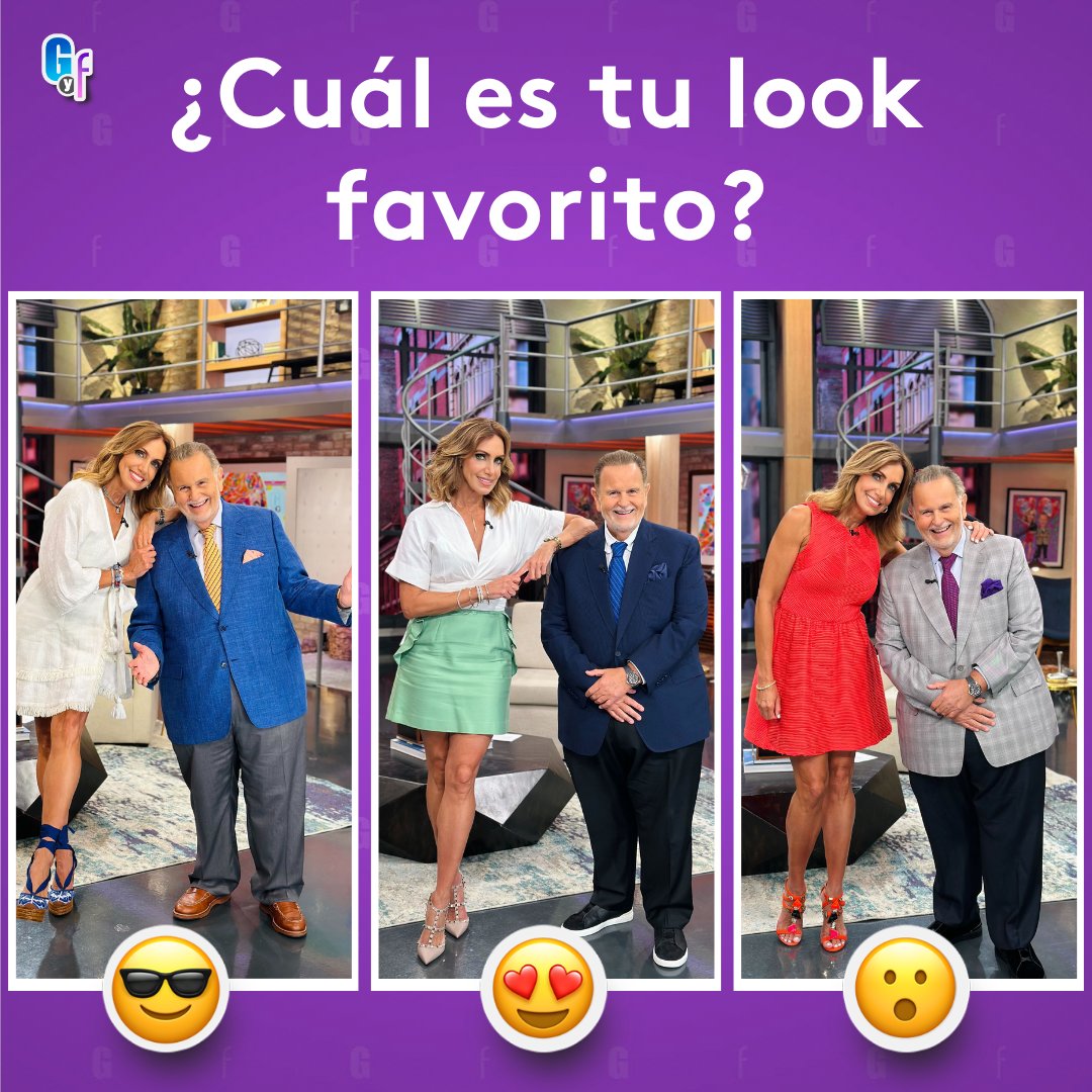 ElGordoyLaFlaca's tweet photo. #Lookdeviernes ¿Cual te gusta más? 🤩✨
#ElGordoYLaFlaca de lunes a viernes a las 4p/3c por Univision 📺
#TVContent ✨ https://t.co/9NX9F64NC2