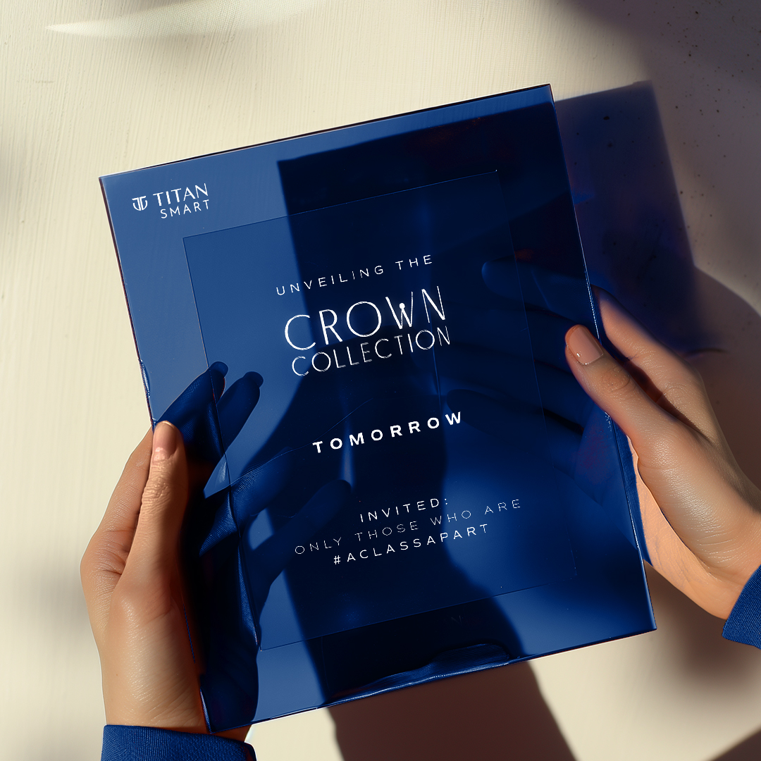titanwatches's tweet photo. If you can see this, you are invited to our grandest launch this year. Come celebrate a new dawn for smart with us, where modern tech meets craftsmanship.
#CrownCollection #AClassApart #TitanSmart #StayTuned https://t.co/RaQvBoMGNd