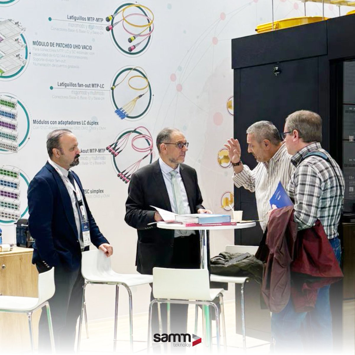 SammTeknoloji's tweet image. We visited our valuable business partner GAESTOPAS at #DataCenterWorldMadrid exhibition!

It was exciting for us to be a part of this #exhibition where we had the chance to explore innovations in the industry and strengthen our collaborations!

#Gaestopas #DataCentreWorldMadrid