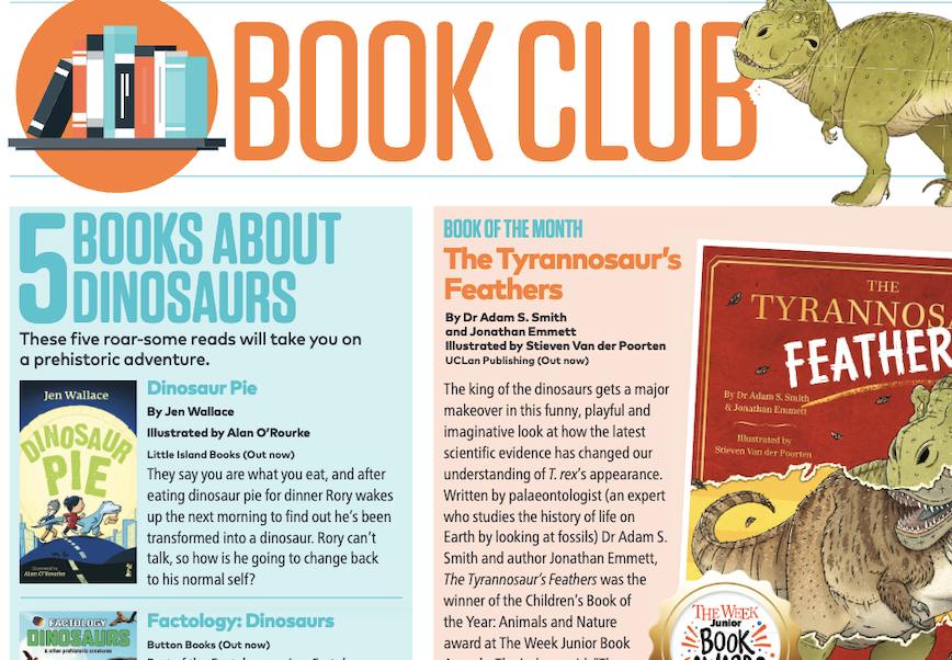 Little Island Books (@littleislandbks) on Twitter photo Thank you <a href="/TWJSciNat/">The Week Junior Science+Nature</a> for including #DinosaurPie, written by <a href="/Jenscreativity/">Jen Wallace</a> and illustrated by <a href="/alanorourke/">Alan O' Rourke</a>, in this dinosaur-themed book club! sciencenature.theweekjunior.co.uk Thank you <a href="/TWJSciNat/">The Week Junior Science+Nature</a> for including #DinosaurPie, written by <a href="/Jenscreativity/">Jen Wallace</a> and illustrated by <a href="/alanorourke/">Alan O' Rourke</a>, in this dinosaur-themed book club! sciencenature.theweekjunior.co.uk