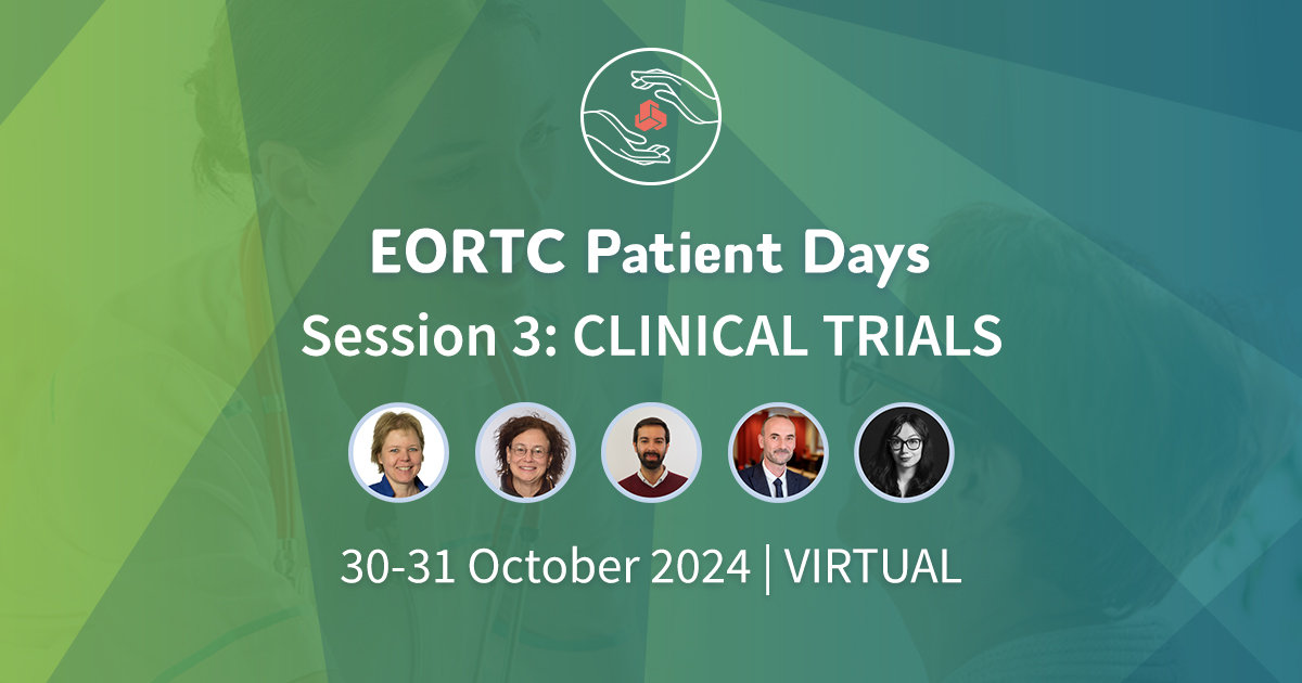 EORTC (@eortc) on Twitter photo 💻Join us online for the EORTC #PatientDays!
In the 3rd session on #ClinicalTrials we will discuss the objectives and endpoints of #oncology trials, patient involvement, pragmatic trials, HTA, and patient data control.
👉eortc.org/event/eortc-pa…
#CancerResearch <a href="/Winette_vdGraaf/">WinetteVanDerGraaf</a> 💻Join us online for the EORTC #PatientDays!
In the 3rd session on #ClinicalTrials we will discuss the objectives and endpoints of #oncology trials, patient involvement, pragmatic trials, HTA, and patient data control.
👉eortc.org/event/eortc-pa…
#CancerResearch <a href="/Winette_vdGraaf/">WinetteVanDerGraaf</a>
