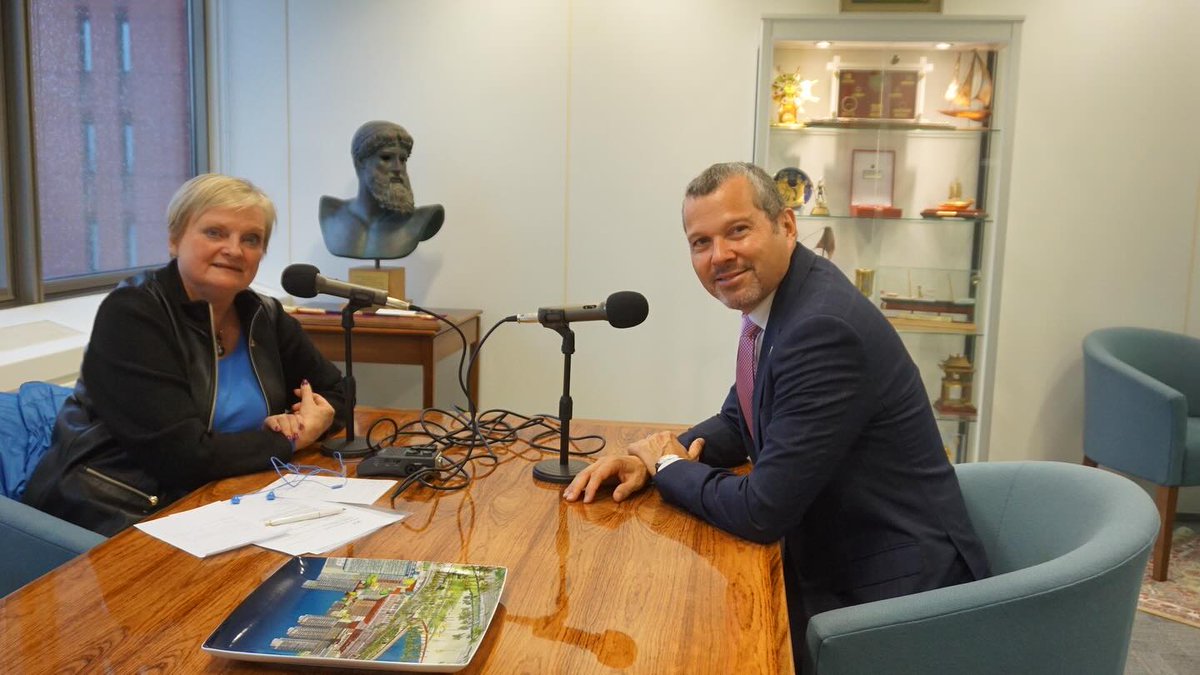 Listen now <a href="/Shippingpodcast/">Shipping Podcast 🎙</a>'s interview with <a href="/IMOSecGen/">Arsenio Dominguez</a> as he shares his thoughts on the maritime industry’s critical challenges, from driving change to advancing innovative sustainability solutions. 
Listen here: tinyurl.com/bdzyzacd