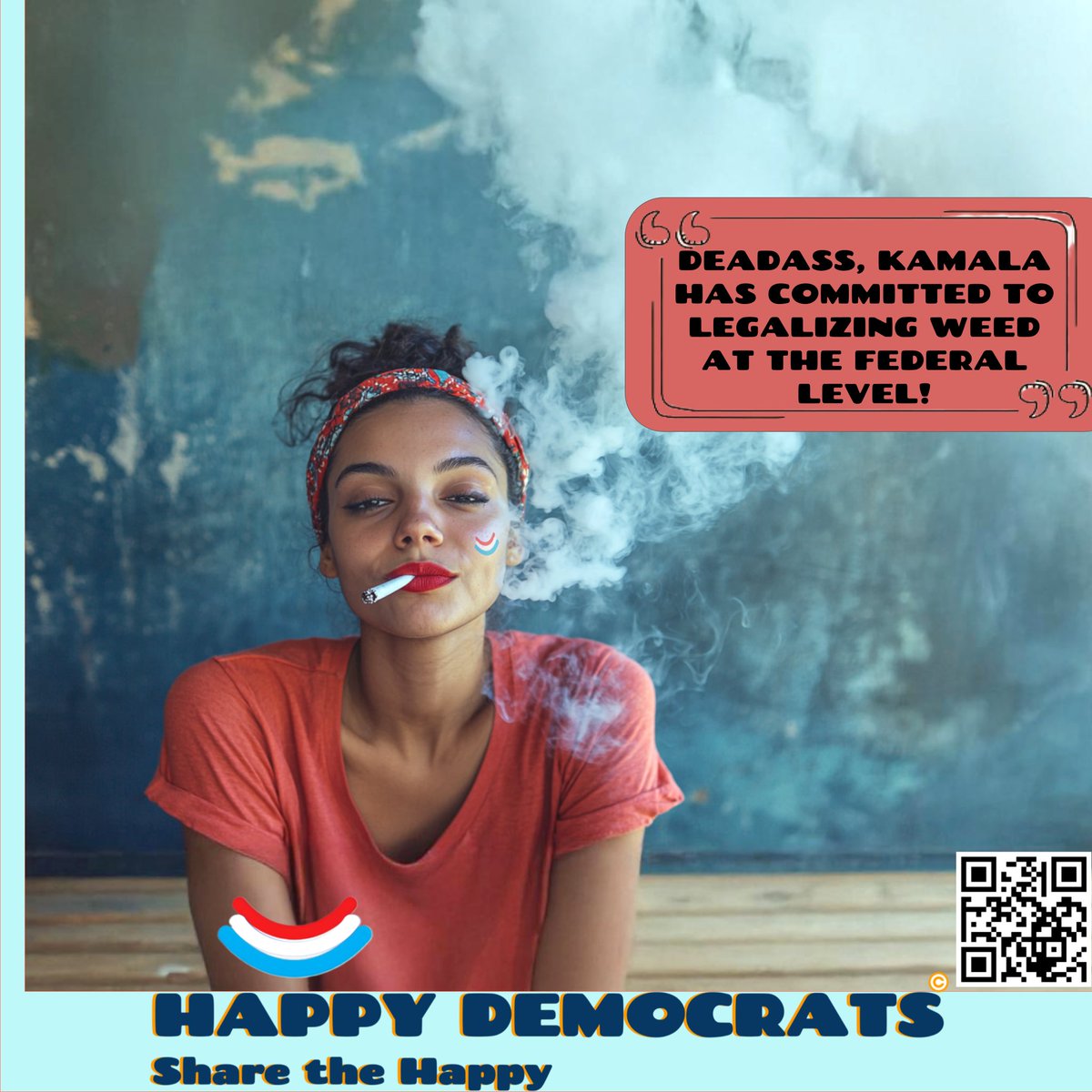 HappyDemocrats's tweet photo. @StevenRWalsh23 @brt_brrrt @unclearfatez @IOHK_Charles Just stop. That lie has been debunked. We all have Google! Fax: Vice President Kamala Harris will legalize marijuana nationally and plans to ensure access to the legal cannabis industry. #cannabisculture #WeedLovers #happydemocrats #HarrisWalz24 https://t.co/hPRUWPVuEf
