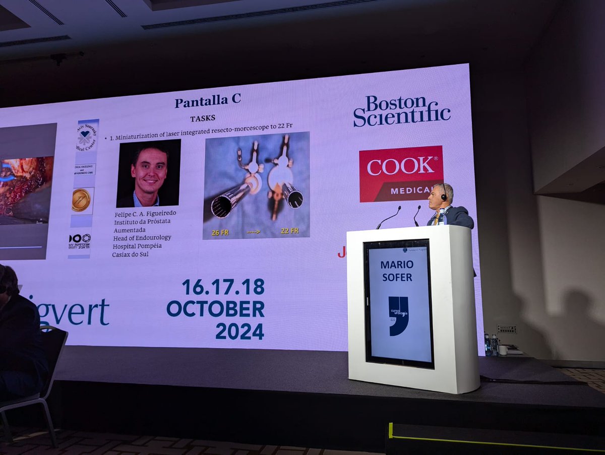57_UroPuigvert's tweet photo. Dr. @ISchwartzmann, our #UroREC #Digitalambassador, has one take 📍 from @mario_sofer:
"On Mini-LEP: We have to adapt the instruments to the anatomy of the patient and not the anatomy to the instrument".
📷 @rincondelacalle https://t.co/MRNXkakYIQ
