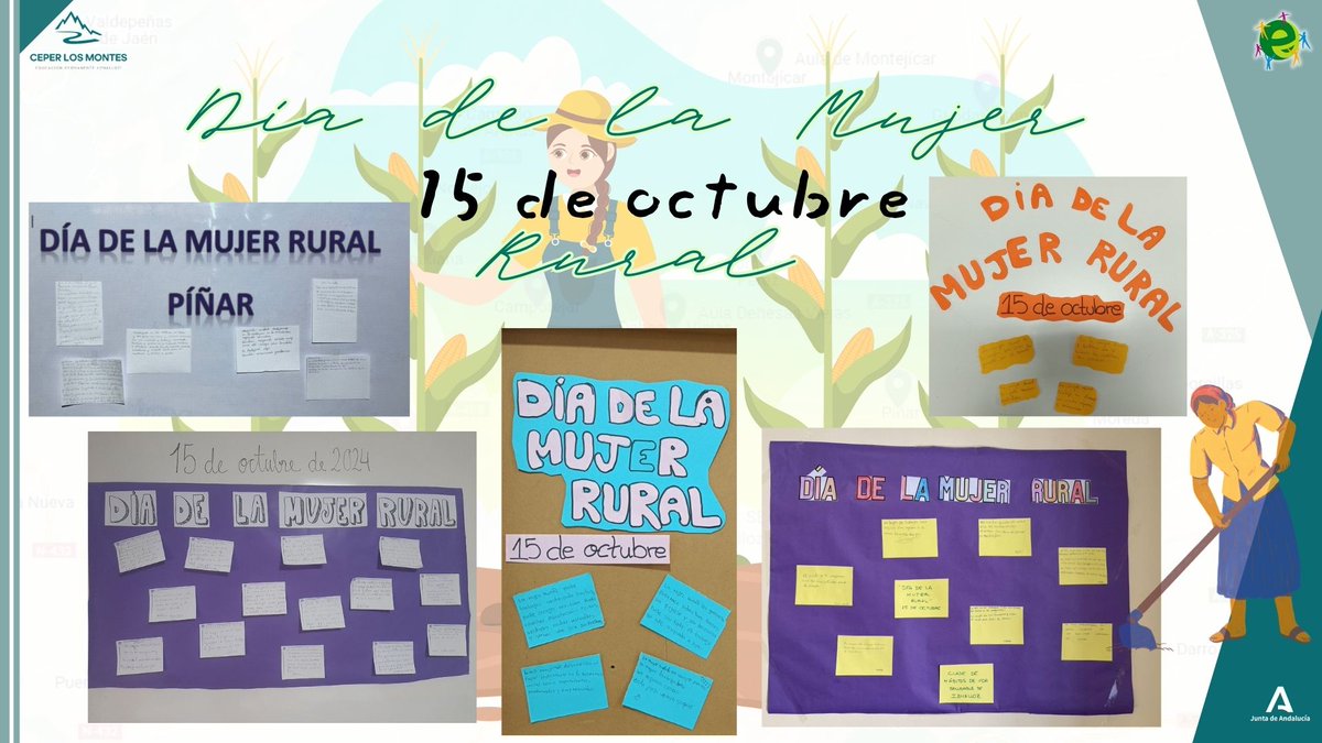 📷📷 Hoy conmemoramos el Día de la Mujer Rural, en nuestro centro educativo, celebramos su fortaleza, resiliencia y dedicación. Las mujeres rurales son agentes de cambio y desarrollo, cultivando no so#DíaDeLaMujerRural #EmpoderamientoFemenino #EducaciónParaTodos