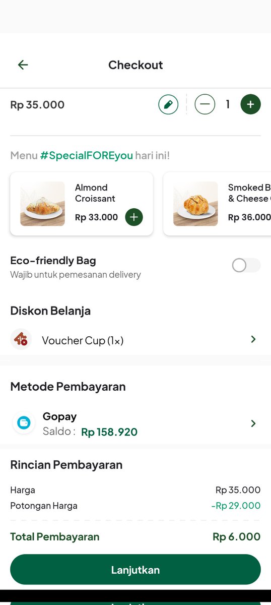 andreqve's tweet photo. Sekadar mengingatkan buat yang suka beli kopi Fore, mereka punya paket langganan bulanan.

Harga paketnya 24rb/bulan. Dapat voucher gratis 1 cup (diskon 29rb),  buy 1 get 1 tanggal 25, buy 2 get 1 tiap senin, dan 999 voucher diskon 20%😅

Ini worth it banget sih. https://t.co/qhmQev5HQi