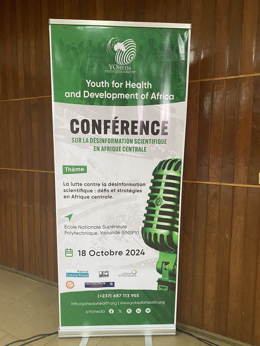 Angy_Create's tweet image. En direct de l’école nationale supérieure polytechnique de YAOUNDÉ , la conférence sur la #Desinformation en Afrique centrale.📌 
Conférence portée par l’association YOHEDA @yohedahealth 
#conference
#ENSPY