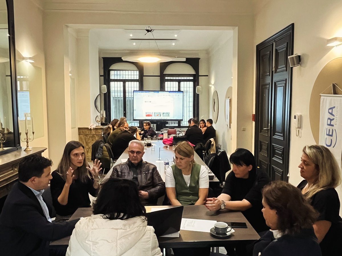 CeraEurope's tweet photo. We were happy to host the interim meeting of the “Green Agripreneurs of Future” project in Brussels on October 10-11! It was a productive two days filled with presentations and planning for the next steps. #ErasmusPlus
@bursailmem16 https://t.co/qfgbSM9v3x