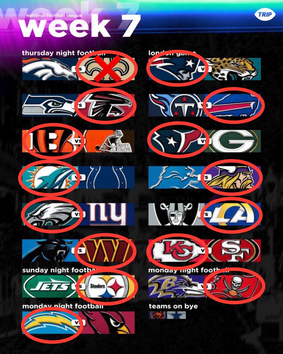 Christigious's tweet photo. #nfl here’s Week 7 predictions https://t.co/RpoXTKV4GL