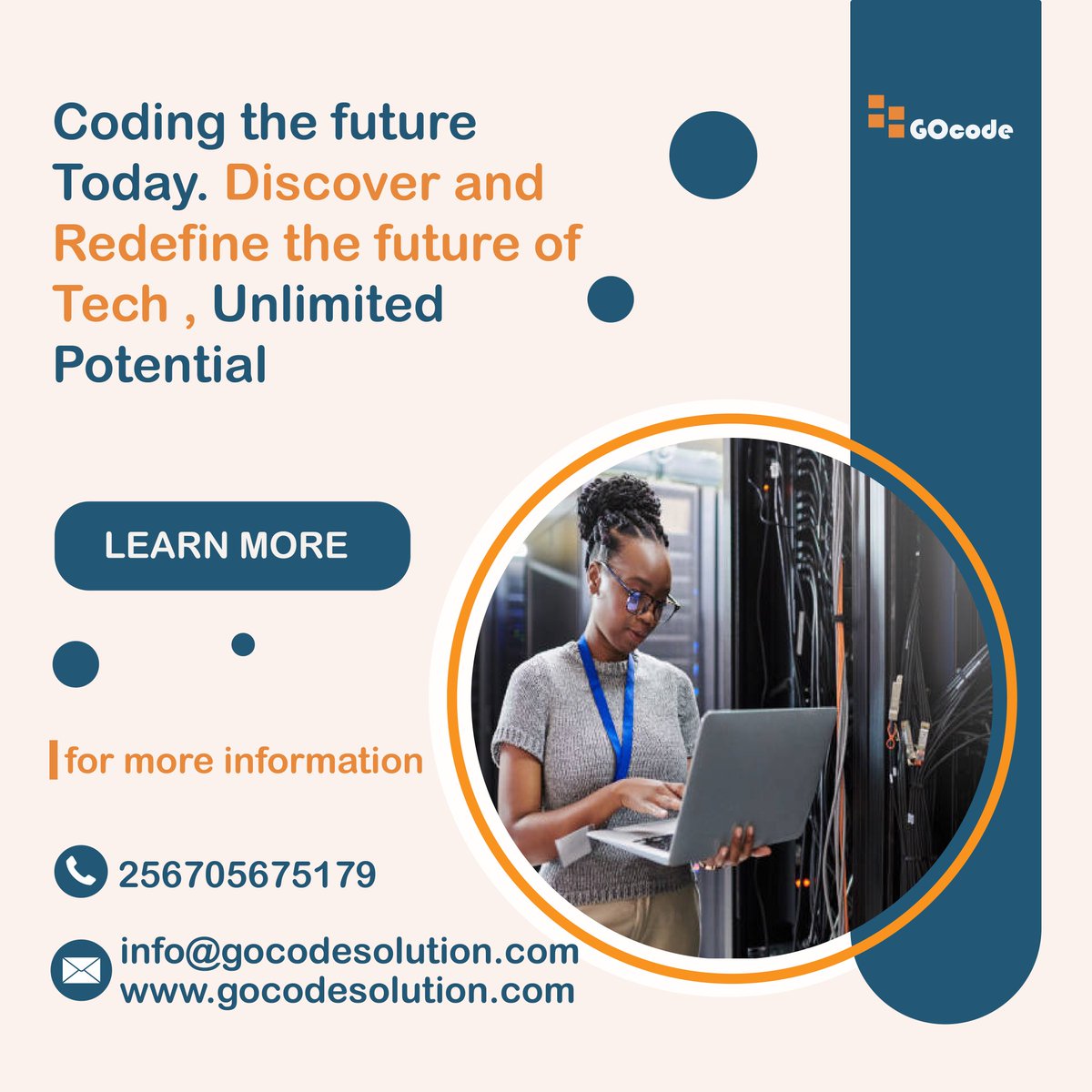 Go_Code6's tweet image. Let's reevaluate the potential of technology. We'll showcase how it can be a solution for your business or personal needs.
Find us gocodesolution.com