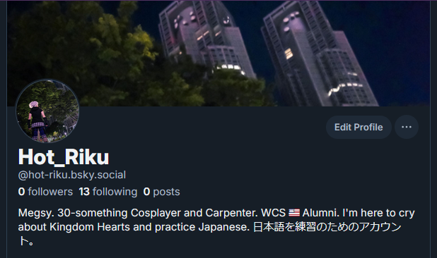 Hot_Riku's tweet photo. I'm ready to get out of here, but I know that I'm a weird, quiet lurker type and it feels uncomfortable to follow people around from site to site, but I'm running out of spaces that help me feel connected to the fandoms and hobbies I'm interested in. Anyhow, same name at Bl*esky https://t.co/Y5FtA0VrDR