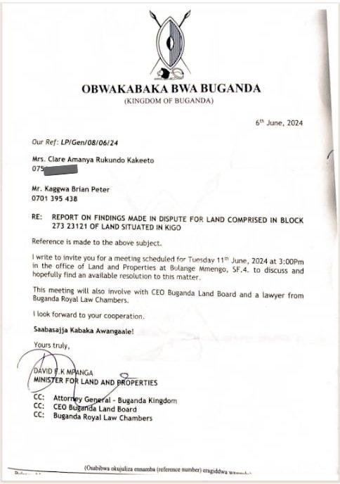 Claire Amanya Rukundo - Kakeeto (@ugladylawyer) on Twitter photo I write this with tears in my eyes.
You are someone I respect. I worked at your firm <a href="/AFMpangaUG/">AF Mpanga Advocates</a> during my LDC clerkship.
I might have even contemplated giving up on that land and letting that land grabber, Peter Brian Kaggwa of Events Warehouse <a href="/EWUganda/">Events Warehouse</a>, your friend, keep it; I write this with tears in my eyes.
You are someone I respect. I worked at your firm <a href="/AFMpangaUG/">AF Mpanga Advocates</a> during my LDC clerkship.
I might have even contemplated giving up on that land and letting that land grabber, Peter Brian Kaggwa of Events Warehouse <a href="/EWUganda/">Events Warehouse</a>, your friend, keep it;