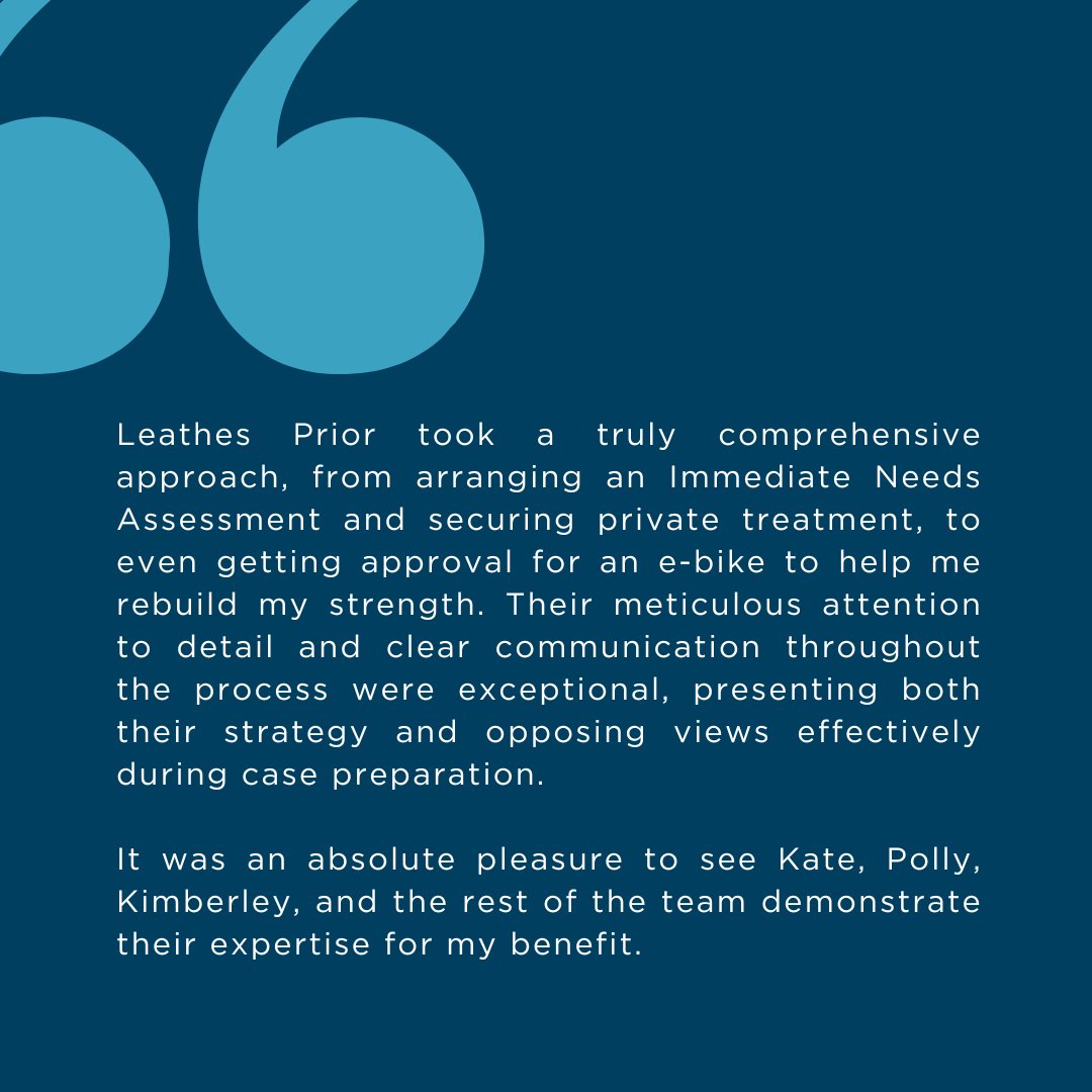 Leathes Prior Solicitors (@leathesprior) on Twitter photo "๐ป๐๐๐ ๐๐๐๐๐๐
๐๐
๐๐๐ ๐๐๐๐๐๐๐๐๐๐๐๐"
Congratulations to Kate Smith, Polly Langford, and Kimberley Nelson for achieving a brilliant result for a personal injury client recently, and receiving this wonderful feedback. Great work, Team!
#feedbackfriday "๐ป๐๐๐ ๐๐๐๐๐๐
๐๐
๐๐๐ ๐๐๐๐๐๐๐๐๐๐๐๐"
Congratulations to Kate Smith, Polly Langford, and Kimberley Nelson for achieving a brilliant result for a personal injury client recently, and receiving this wonderful feedback. Great work, Team!
#feedbackfriday