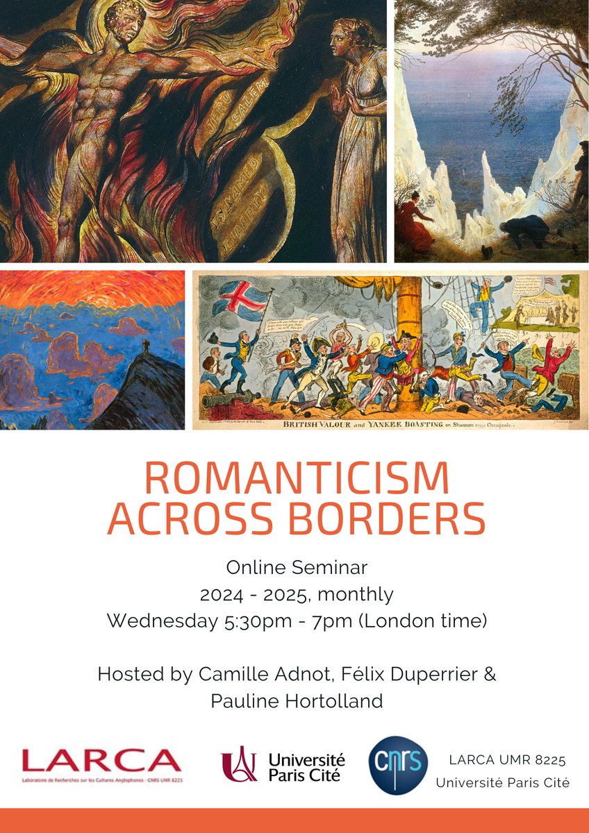 Romanticism Across Borders - Online seminar tweet media