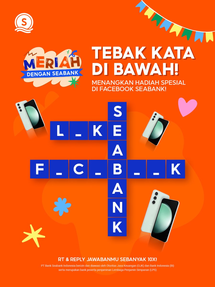 TEBAK KATA DI BAWAH INI! 👀🫵

Yuk tebak jawabannya dengan RT + REPLY JAWABANMU SEBANYAK 10X dan dapatkan kesempatan untuk bawa pulang HADIAH SPESIAL 🤩