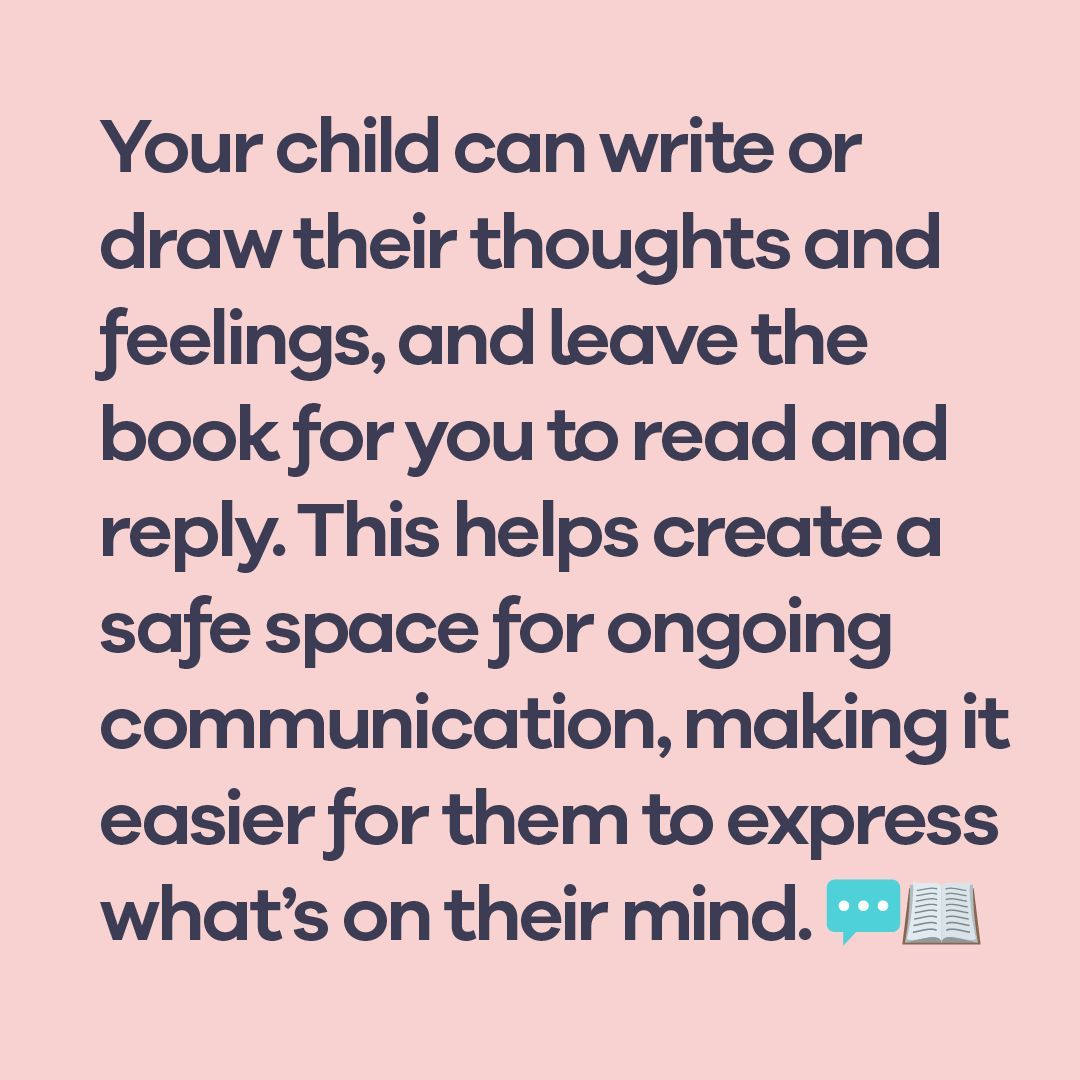 Kapellahub's tweet photo. Sometimes children find it hard to talk about how they feel, &amp; their behaviour becomes their way of communicating. A communication book can be a fun &amp; helpful tool to encourage them to open up. Spend some quality time decorating the book, &amp; pick a special place to keep it. https://t.co/cfSvUP2Oaq