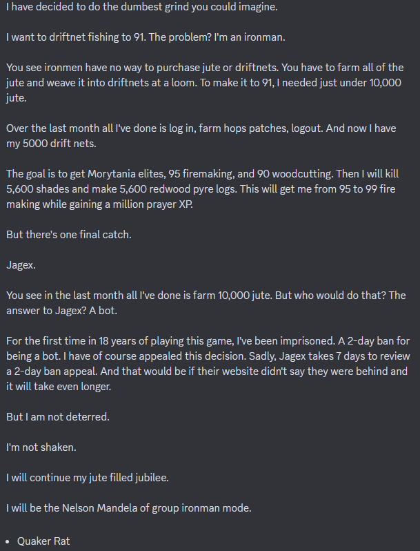 WoloGames's tweet photo. I have a tale to weave for you @JagexAsh https://t.co/wgvu3kKGaY