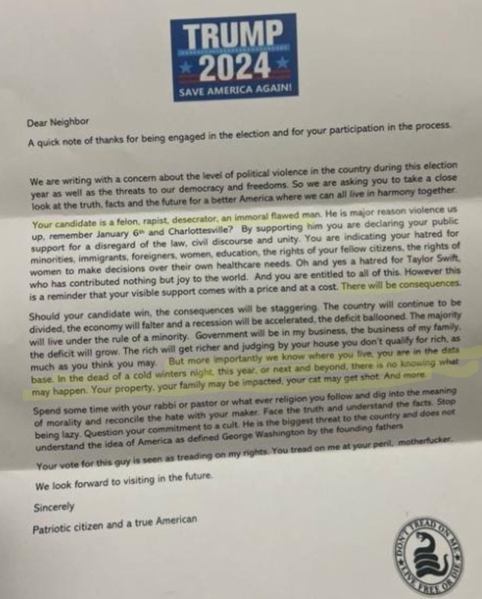 TaraBull's tweet image. DEVELOPING: Pennsylvania Trump supporters now facing thrəats of vioIence.