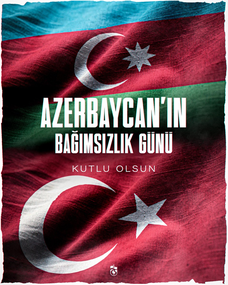 Sevinçlerimiz de bir, acılarımız da. Kardeş ülke Azerbaycan’ın Bağımsızlık Günü kutlu olsun 🇦🇿🇹🇷