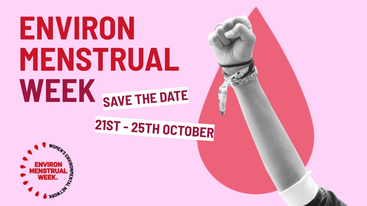 Are you ready for #EnvironmenstrualWeek 2024?!  
This year, let’s come together to promote eco-friendly period products that are safer for our bodies and the planet. Downloading the Environmenstrual Action Toolkit to get involved! 🩸