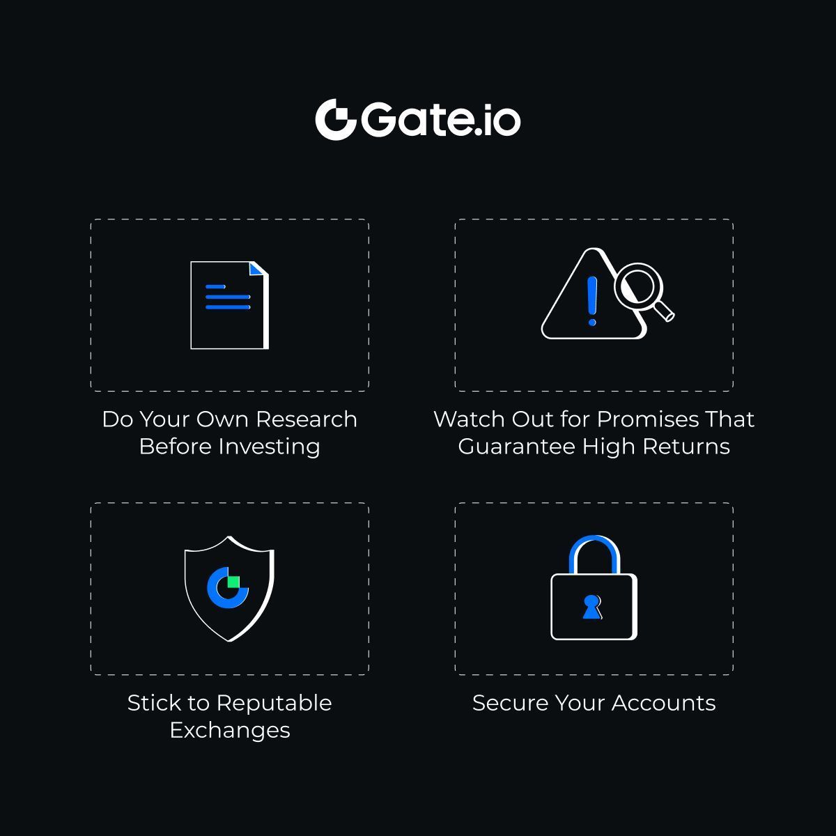 Gate's tweet photo. https://t.co/8kWqgEeplL reminds you to prioritize account security and avoid crypto scams. 🔐
#GateSafe https://t.co/cpxlKeF3Xs