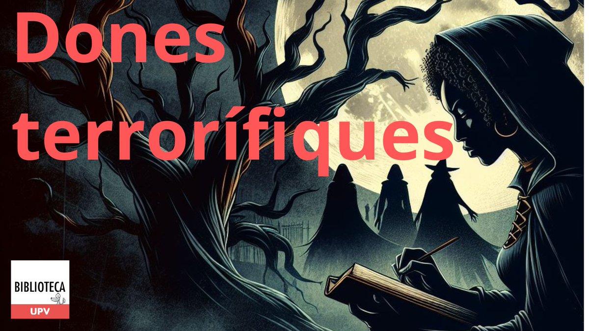 BiblioUPV's tweet photo. Tenim altre nou expositor en la @BiblioUPV! 🎃📚 Descobreix fantàstiques novel·les de terror escrites per dones: relats plens de suspens, foscor i veus femenines que et faran tremolar. Segur que quedeu atrapats amb aquestes històries! 👻 #TerrorLiterari #Donesescriptores https://t.co/LNdu1zt5I2