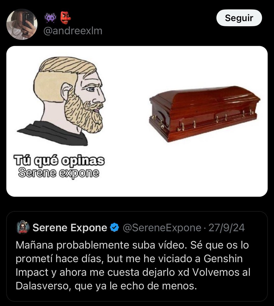 infunableexd's tweet photo. @andreexlm @EishiVIP Proyectando, nada nuevo entre los fans de Dalas https://t.co/VWomRifD6Z