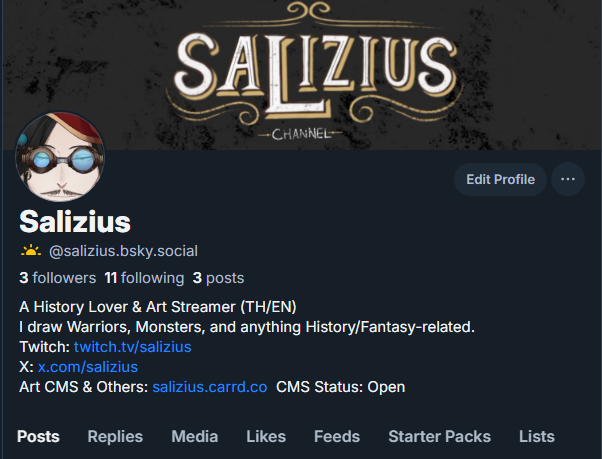 salizius's tweet photo. จากนโยบายใหม่ สายวาดอย่างเราก็คงต้องสร้างบ้านใหม่อีกแห่งเตรียมไว้ ตอนนี้มี Bluesky แล้วนะคร้าบ ฝากติดตามด้วยนะทุกคน~ 
ปล. ใครย้ายไปแล้ว ทักทายกันได้นะครับ จะได้ติดตามกันไว้

https://t.co/8QRQqLy3JV 
#VtuberTH https://t.co/XUJG5SA1KY