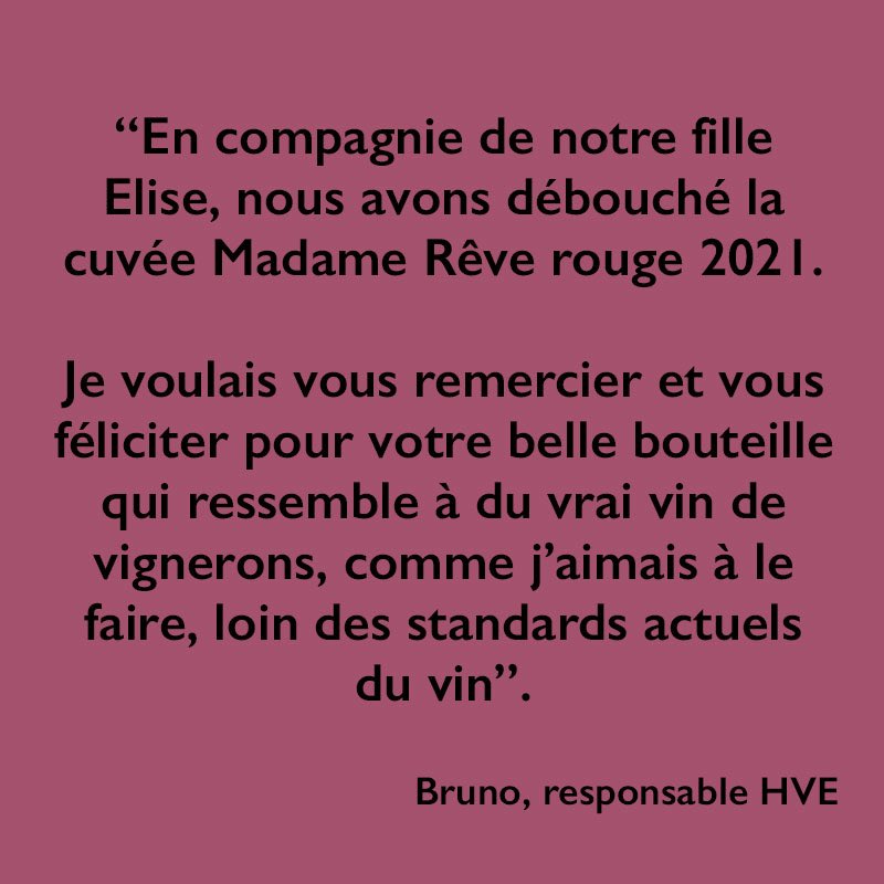 ❤️ Un des commentaires clients les plus émouvants que nous avons reçus à la Vivarelle. Merci Bruno ! #vivarellelovers