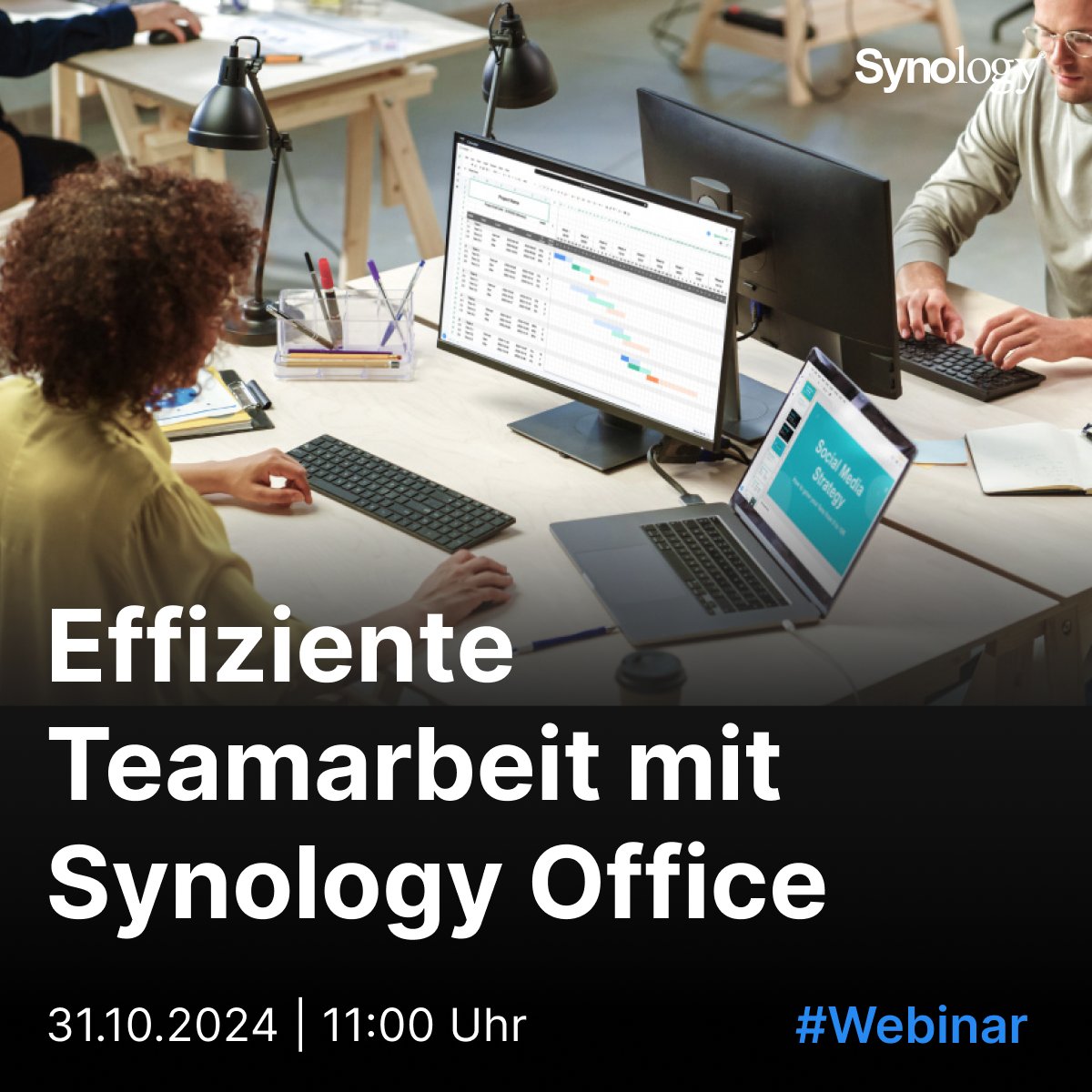 💼 Wollt ihr eure Teamarbeit optimieren?

Synology Office hebt eure Zusammenarbeit mit Echtzeit-Dokumentenmanagement und sicheren Datenabläufen auf das nächste Level! 💻

📅 Termin: 31.10.24, 11:00-12:00 Uhr

Jetzt anmelden: sy.to/ggnxe

#Webinar #SynologyOffice