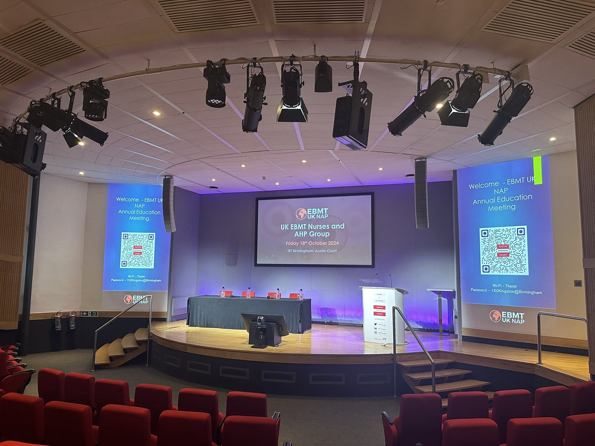 First face to face meeting in 4 years. Excited for a great day 
#TheEBMT_nurse