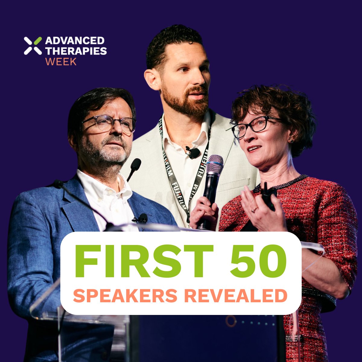 Who are you most excited to hear from at #ATW25??

Here’s a look at the FIRST 50 speakers taking to the stage this January in Dallas, Texas... 🤠

⮞ ow.ly/iN5c50TNHBT

#ATW25 #AdvancedTherapies #conference #cellandgene