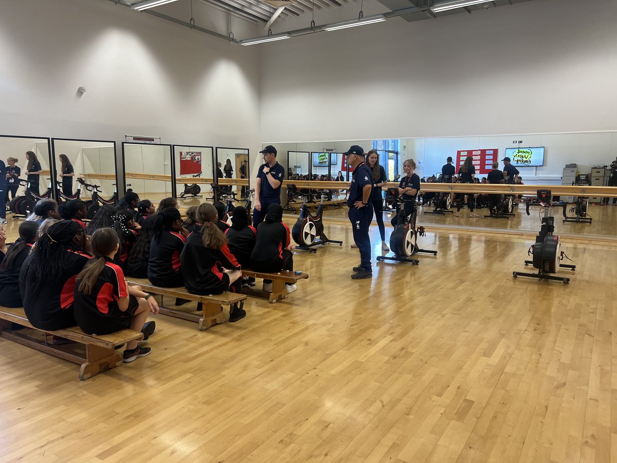 A huge thank you to The British cycling team, who came down to do a Talent ID for Year 8/9 girls. They picked up a lot of high scores with a mention to Olivia who got 800 (highest out of all girls). An amazing effort to everyone else that took part too!🚲 <a href="/PhoenixPE_/">Phoenix PE</a>