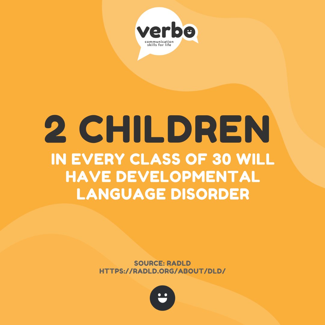 verbo_app's tweet photo. #DLD affects 1 in 14 people, meaning 2 children in every class could be struggling with speech &amp; language issues. DLD is often invisible, so many children go without the support they need. 🗣️
We exist to help change that. Visit https://t.co/21eFf3bl1w to find out how. #DLDDay https://t.co/d6UjS33qDp