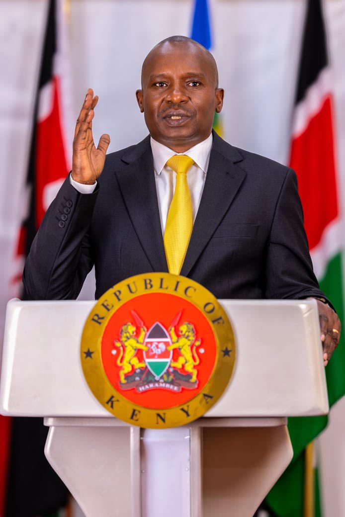 BettyMuchina's tweet photo. Congratulations Prof Kindiki
In your own words I will say,
One Umbrella
One People
One Nation. 

#KindikiTheMan https://t.co/W7NZmVV1Nq
