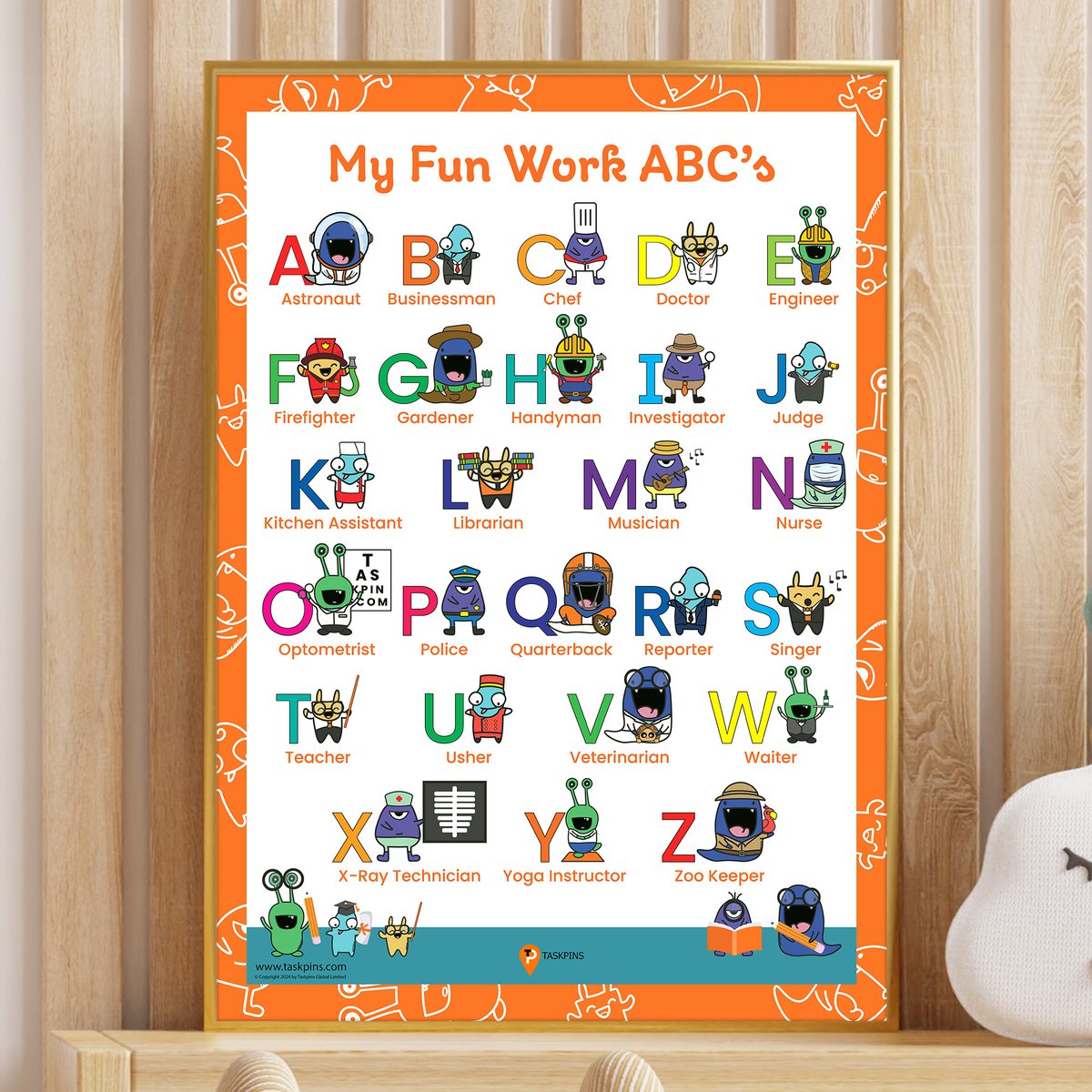 TaskPins's tweet image. AD Learn the Alphabet Poster - Jobs Theme

taskpins.etsy.com/hk-en/listing/…

#alphabet #learningthealphabet #abcs #abcsong #abcposter