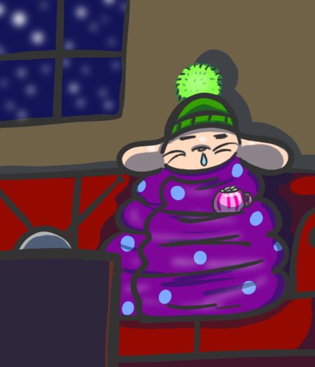 OrenjiiAD's tweet photo. Day 17 of #rattober frost rat. Not completely on subject but I really wanted to draw a nude rat being cozy

#rattober2024 #rat #rats #ratart https://t.co/CnjDaNvCFX