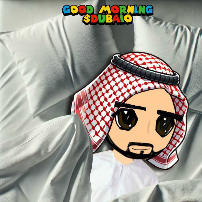 DubaioOnSol's tweet photo. Gm Habibis! 

 Slept like a Sheikh, woke up like a legend 💸💤 Time to pretend I’m productive today 

#GoodMorningDubai #HabibiHustle” https://t.co/LkBmGqz254