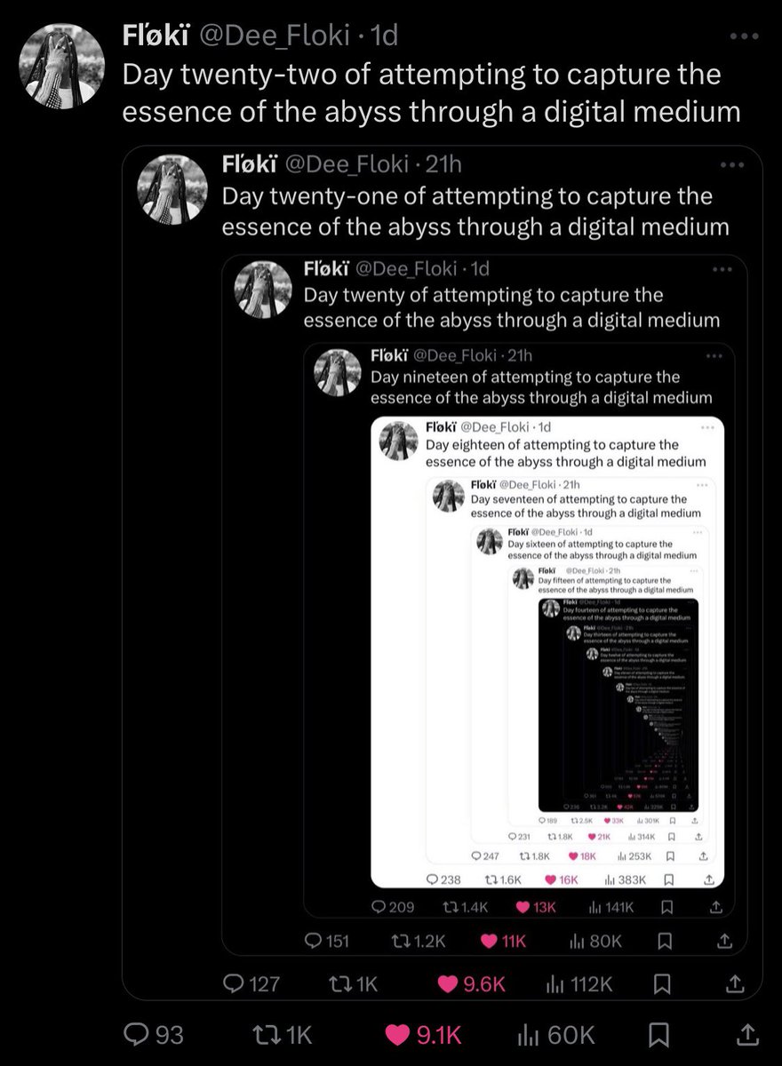 Dee_Floki's tweet photo. Day twenty-3 of attempting to capture the essence of the abyss through a digital medium https://t.co/IiZjS3BeHg