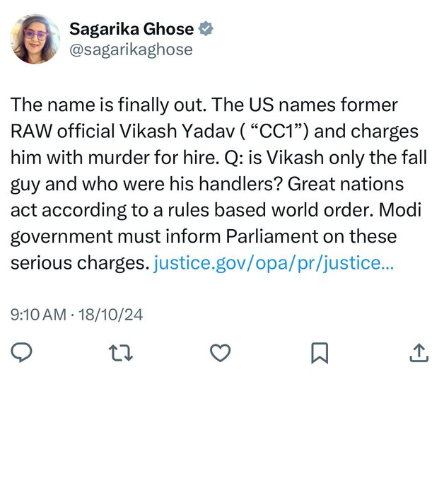 indiclogic's tweet photo. The name is out #American Army Officer Robert J. O'Neill is charged with murder of Osama Bin Laden infringing on sovereignty of another country.Great nations act according to rules based world order
😎
#VikasYadav is a Hero
#RAW is doing a fantastic job
#Panun is a #terrorist 
👊 https://t.co/hRmma09CtY