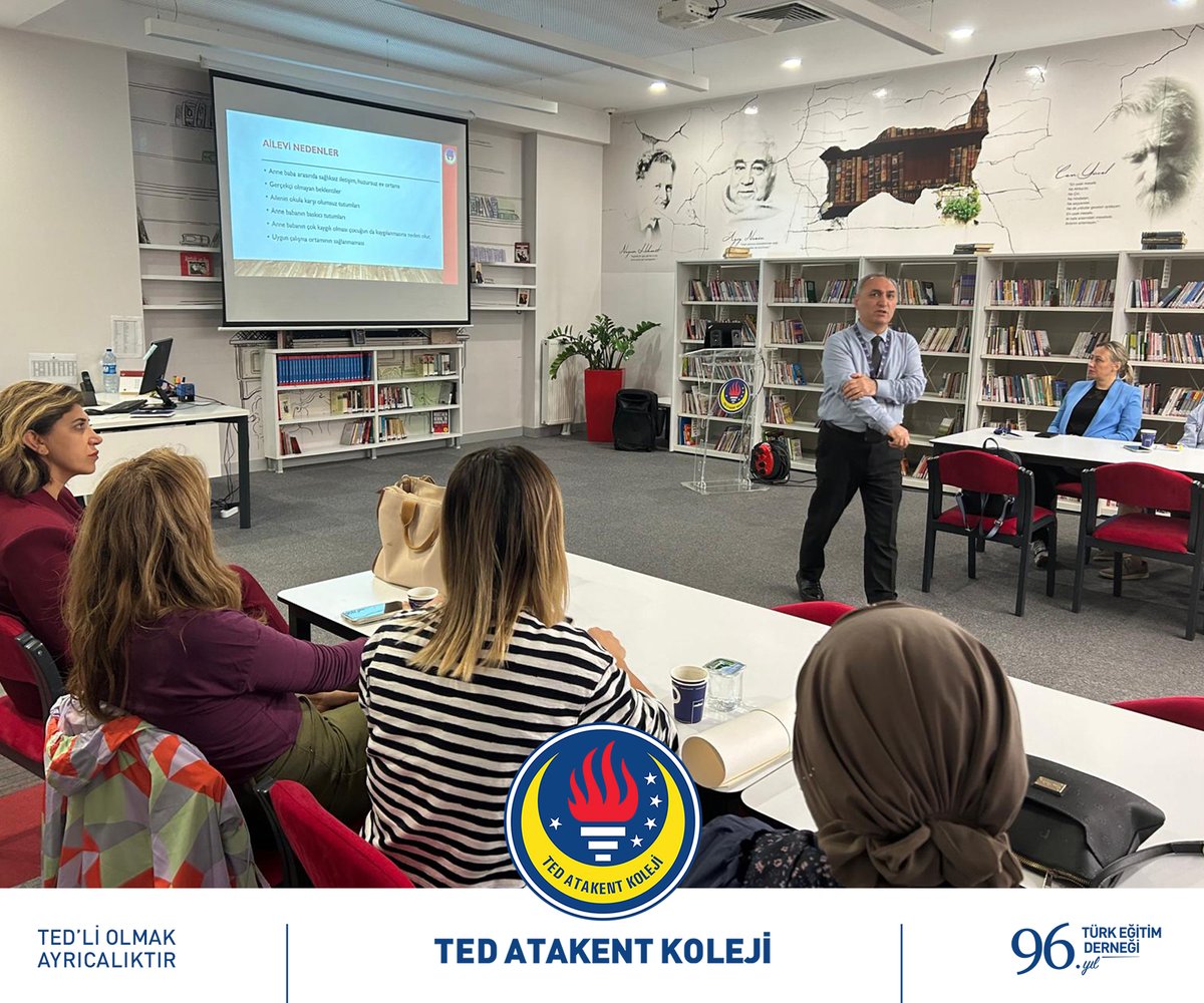 TED Atakent Koleji PDR birimimiz tarafından 6. sınıf velilerimize yönelik "Çalışma Alışkanlığı Kazandırmada Ebeveynin Rolü" konulu ebeveyn atölyesi düzenlenmiştir. 

Atölyemize katılan tüm velilerimize teşekkür ediyoruz.