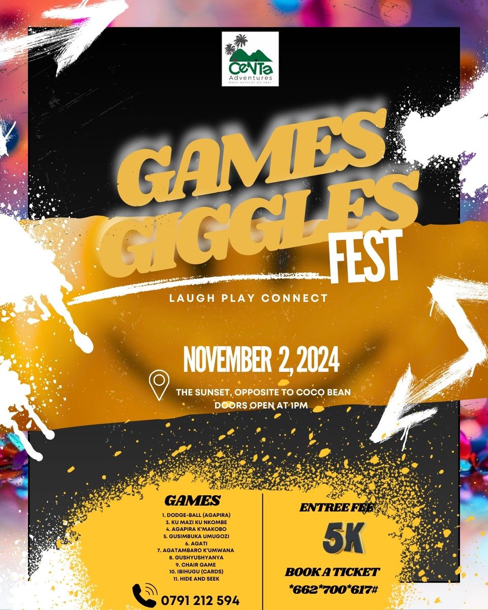 CENITAdventure's tweet photo. We are excited to bring to you a unique and thrilling event that will take you back to the fun and games of your childhood. 
It's time to reconnect with your inner child and bring out those smiles 😊 

Buy your ticket today, limited spots are available? https://t.co/eO9c4Spbrn