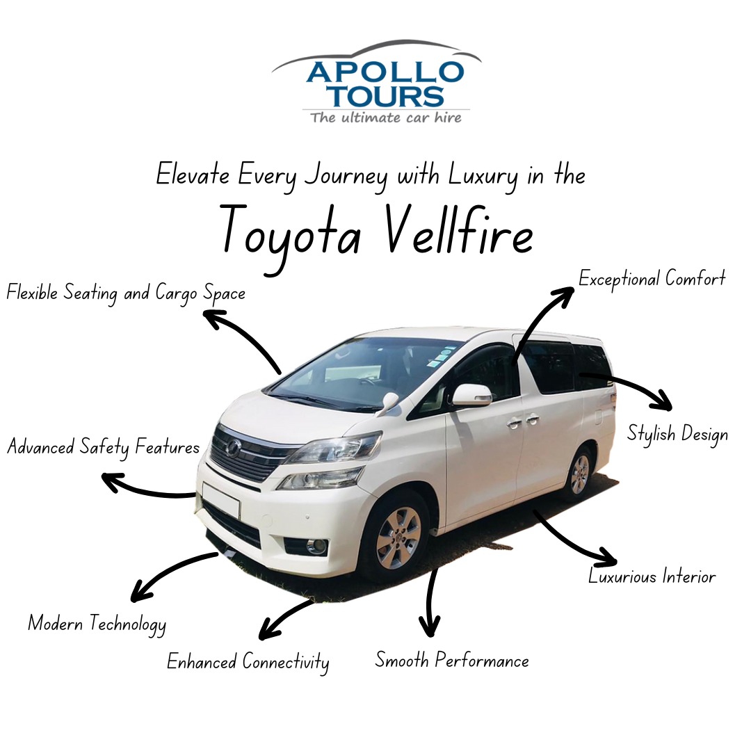 ApolloTour1600's tweet photo. Travel in style with Apollo Tours in the luxurious Toyota Vellfire! 

Spacious, safe, and full of modern features, it’s perfect for any occasion. 🚐✨ 

#ApolloTours #ToyotaVellfire #LuxuryTravel #TravelWithUs https://t.co/nELXsob85v