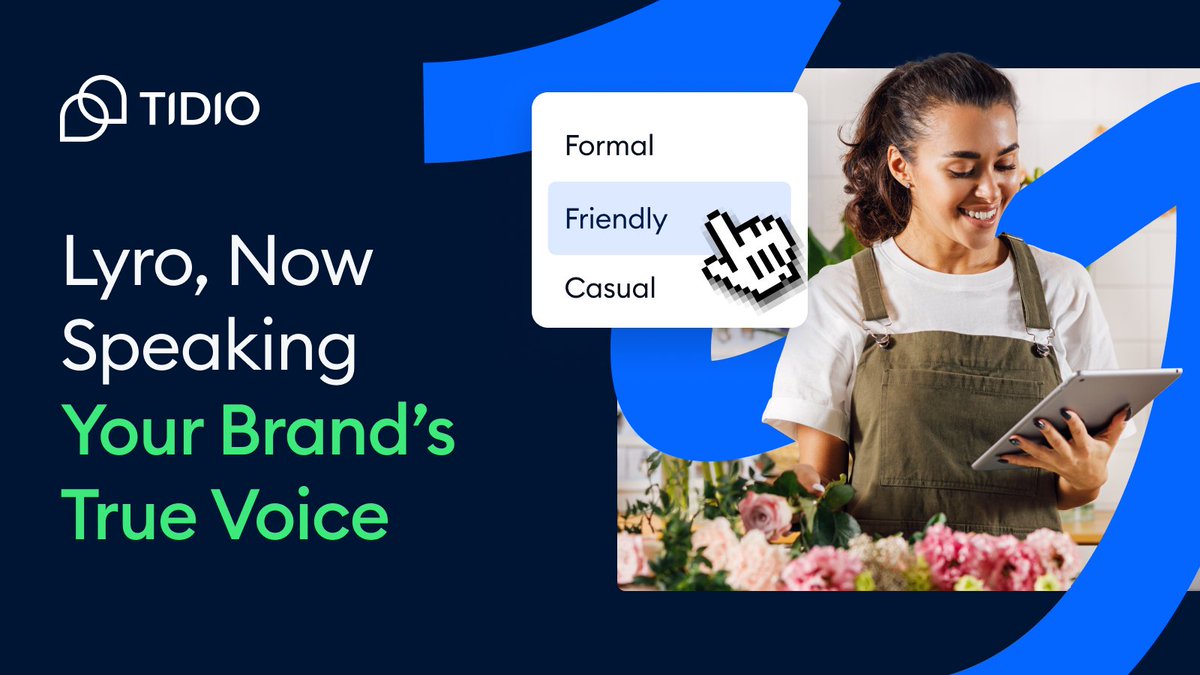 New in Lyro AI: Tones Personalization! 

Customize Lyro AI's tone to fit your brand—be it professional, friendly, or a mix of both. Take control &amp; make every customer interaction feel more human. 

#ProductUpdate #ArtificialIntelligence #AI #CX #Personalization