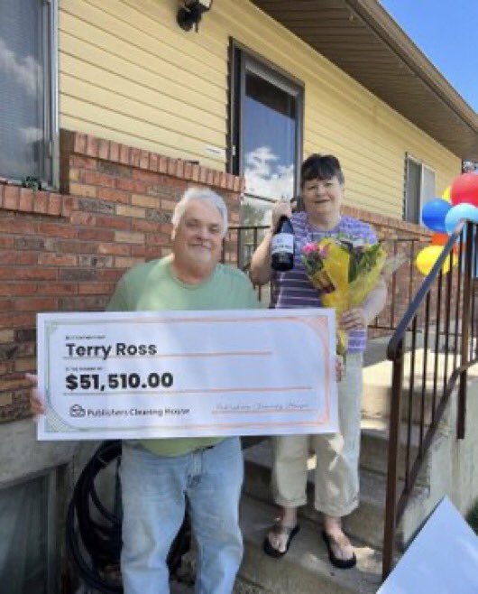 AgentWilliampch's tweet image. CONGRATULATIONS TERRY!🎉🎊🍾#PCHWINNER